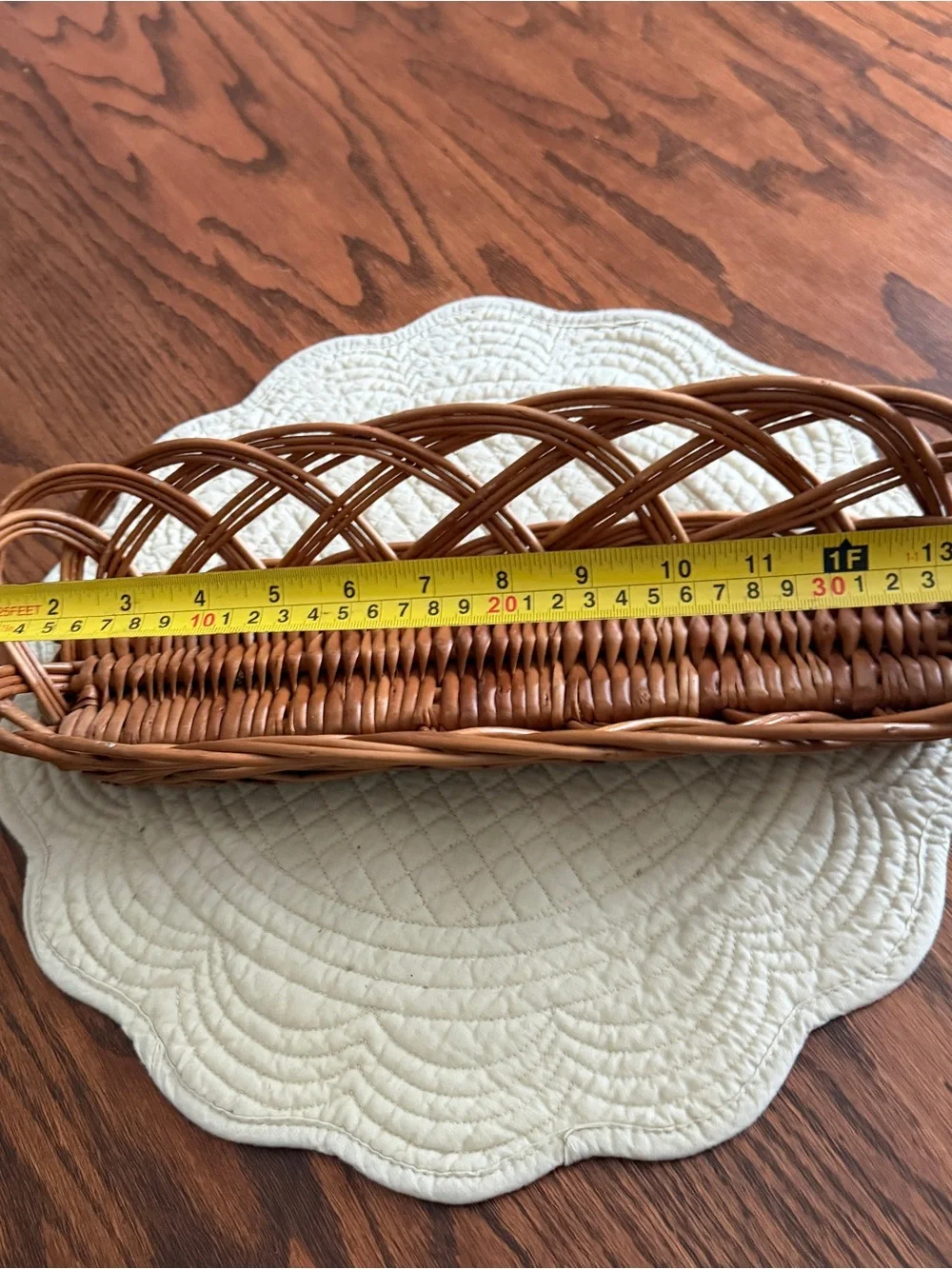Woven Brown Rattan Bread Basket - Home Accents